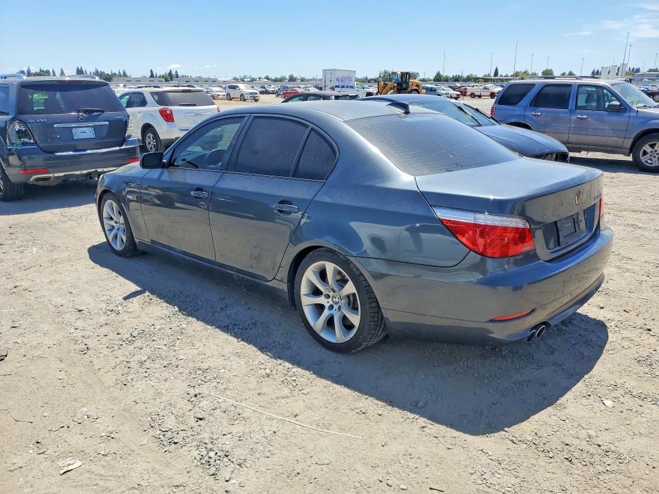 2008 BMW 5 series VIN WBANW13538CZ79912 COPART salvage auction — NORMAL WEAR, CA - DIS/DLR/EXP ONLY CLEAN TITLE, sold $850 on 2026-07-09 (photo 2)