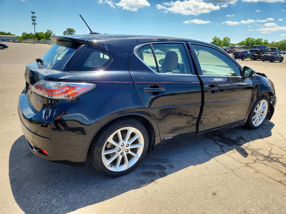 2011 Lexus Ct 200 VIN JTHKD5BH6B2010339 COPART salvage auction — FRONT END, Ny - Mv-907A Salvage Certificate, sold $1,650 on 2026-07-08 (photo 3)