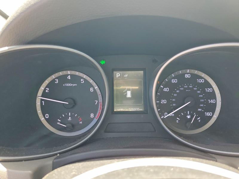 2018 Hyundai Santa fe VIN 5XYZT3LBXJG538441 COPART salvage auction — FRONT END, Ca - Salvage Certificate, sold $1,900 on 2026-07-07 (photo 9)