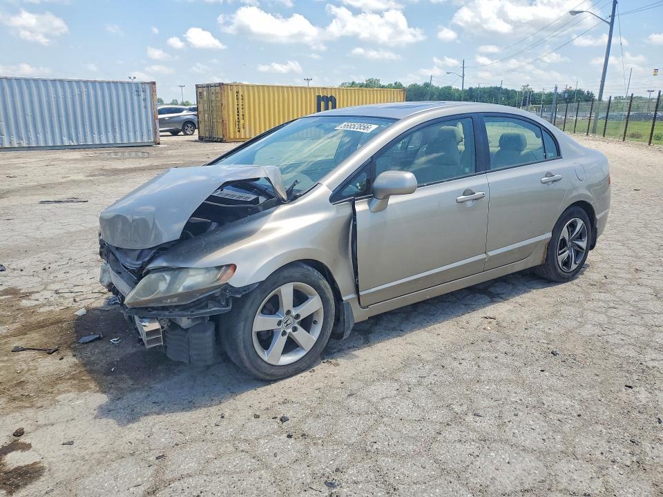 2006 Honda Civic VIN JHMFA16876S004875 COPART salvage auction — FRONT END, In - Cert Of Title-Salvage Title, sold $250 on 2026-07-17 (photo 1)