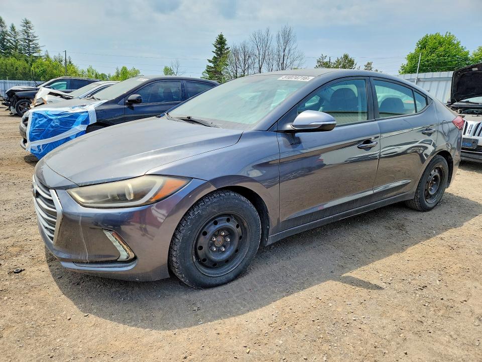 2017 Hyundai Elantra VIN KMHD84LF3HU139525 COPART salvage auction — REAR END, On - Permit Salvage, sold $2,200 on 2026-07-02 (photo 1)