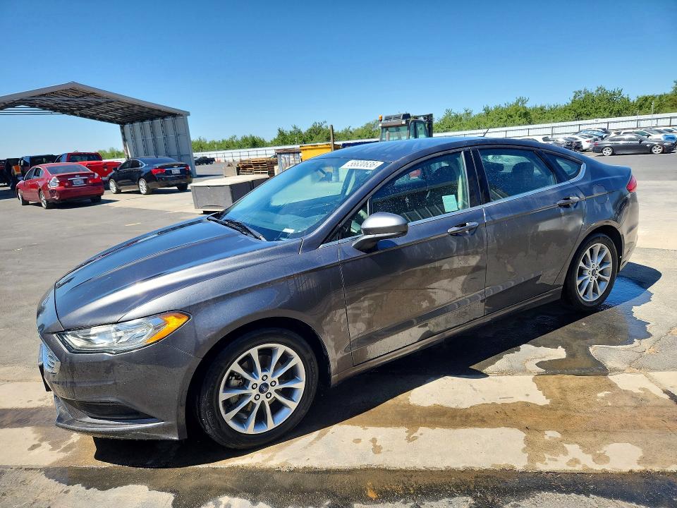 2017 Ford Fusion VIN 3FA6P0HD5HR294915 COPART salvage auction — FRAME DAMAGE, Ca - Dis/Dlr/Exp Only Clean Title, sold $1,000 on 2026-07-02 (photo 1)
