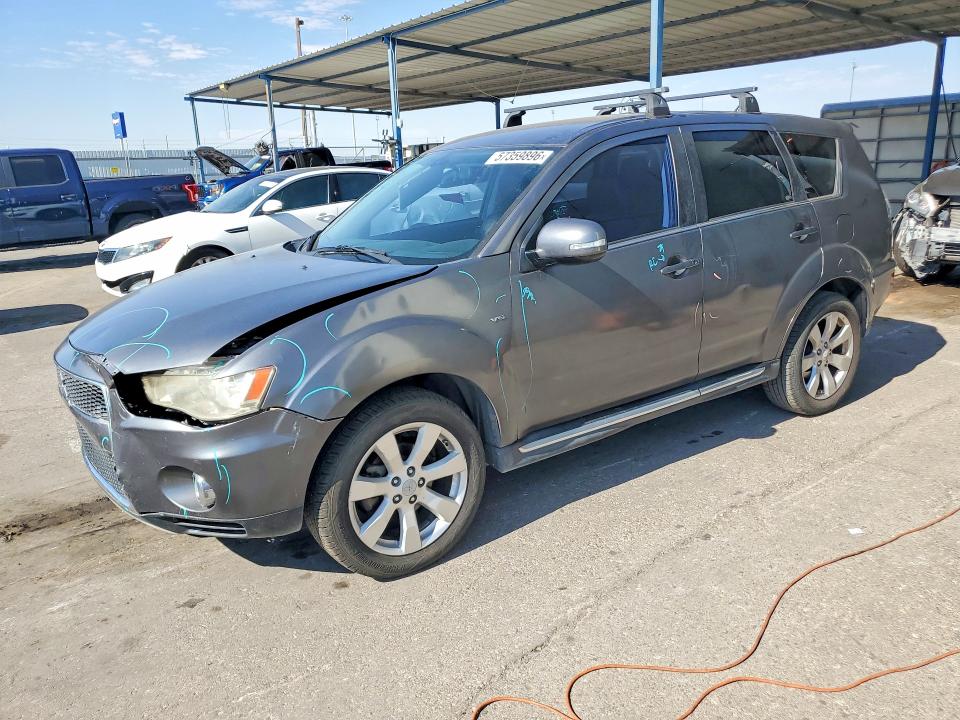 2012 Mitsubishi Outlander VIN JA4JS4AX9CU017310 COPART salvage auction — FRONT END, Nm - Cert Of Title-Salvage, sold $825 on 2026-07-24 (photo 1)