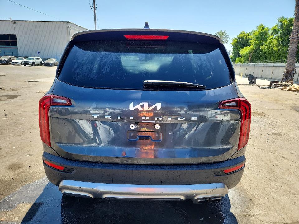 2022 Kia Telluride VIN 5XYP34HC1NG254779 COPART salvage auction — FRONT END, CA - CERTIFICATE OF TITLE, sold $1,550 on 2026-07-23 (photo 6)