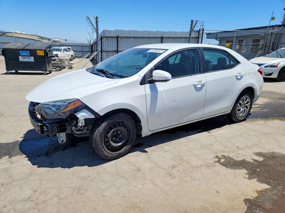 2018 Toyota Corolla VIN 5YFBURHE5JP815366 COPART salvage auction — FRONT END, Ca - Certificate Of Title, sold $3,000 on 2026-07-07 (photo 1)
