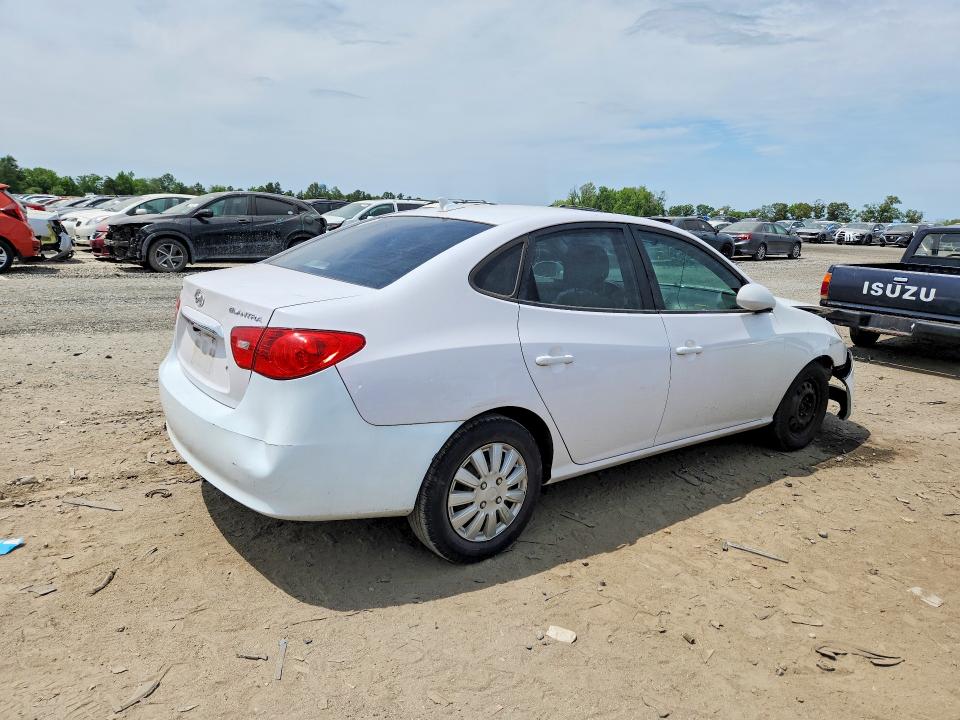 2010 Hyundai Elantra VIN KMHDU4AD7AU083947 COPART salvage auction — FRONT END, Va - Cert Of Title - Salvage, sold $325 on 2026-07-22 (photo 3)