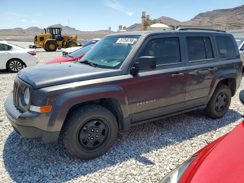 2016 Jeep Liberty (patriot) VIN 1C4NJPBA5GD622114 COPART salvage auction — REAR END, Az - Cert Of Title - Salvage, sold $1,650 on 2026-07-08 (photo 1)