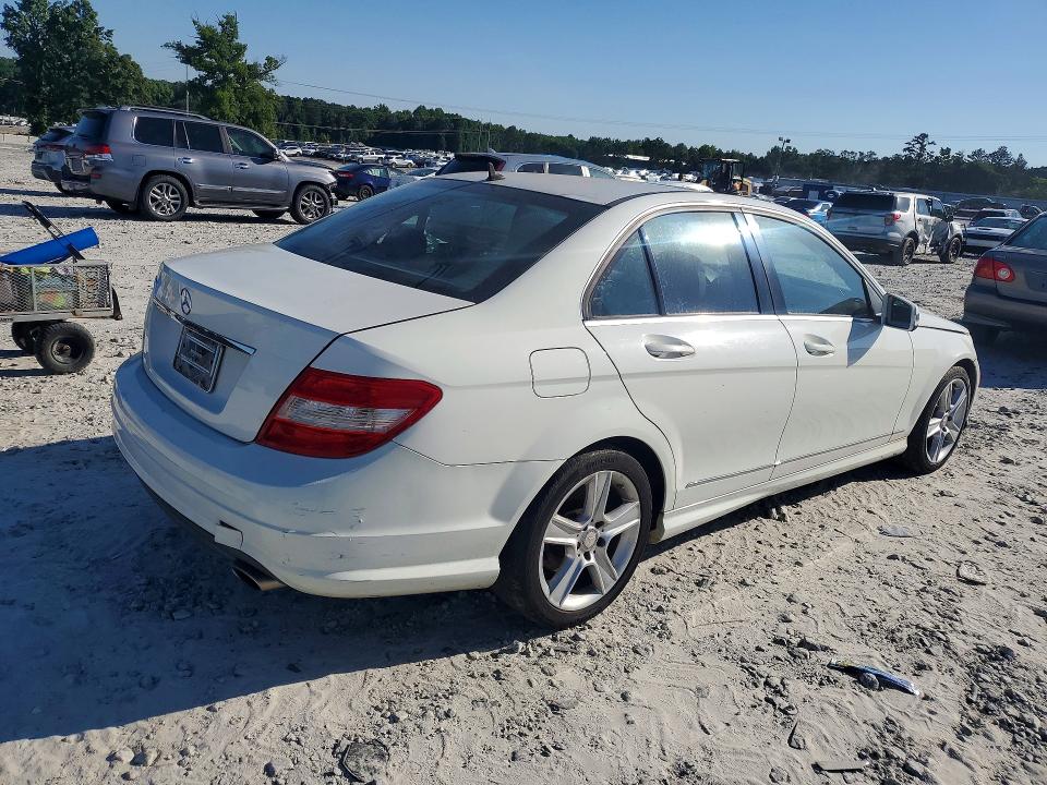 2010 Mercedes-benz C class VIN WDDGF5EB0AR107444 COPART salvage auction — FRONT END, Ga - Certificate Of Title, sold $625 on 2026-07-06 (photo 3)