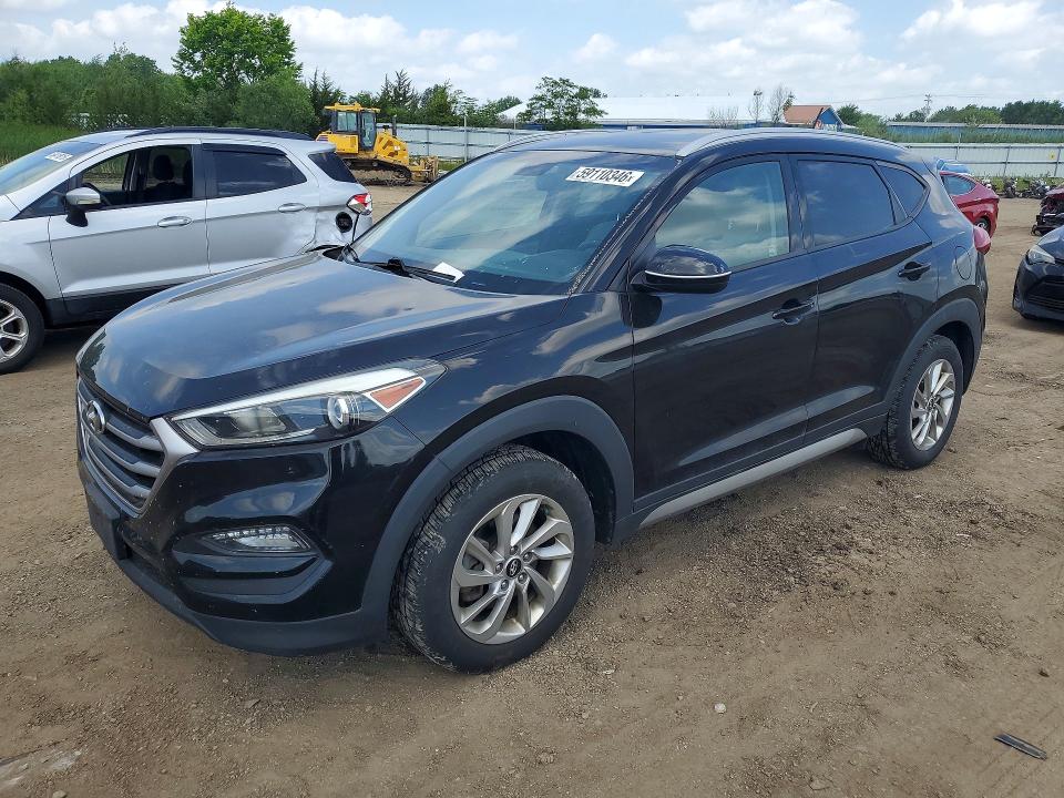 2017 Hyundai Tucson VIN KM8J3CA46HU323662 COPART salvage auction — HAIL, Oh - Cert Of Title-Salvage, sold $2,850 on 2026-07-13 (photo 1)