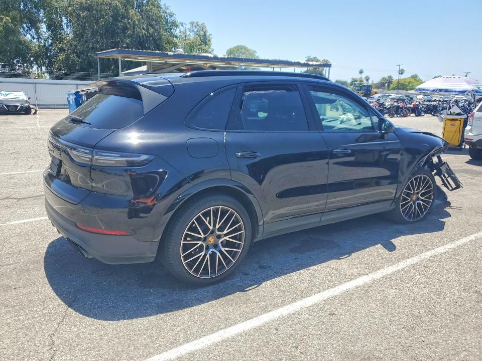 2021 Porsche Cayenne VIN WP1AB2AYXMDA27704 COPART salvage auction — FRONT END, Ca - Salvage Certificate, sold $14,300 on 2026-07-14 (photo 3)