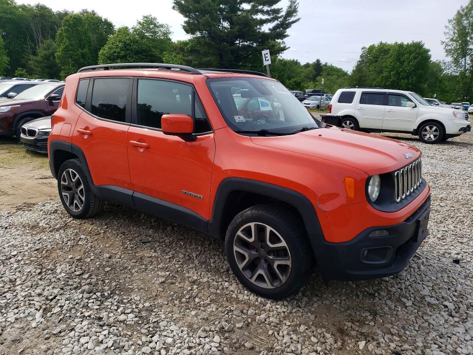 2015 Jeep VIN ZACCJBBT1FPB92920 COPART salvage auction — MINOR DENT/SCRATCHES, MA - CERTIFICATE OF TITLE (P), sold $2,550 on 2026-07-29 (photo 4)