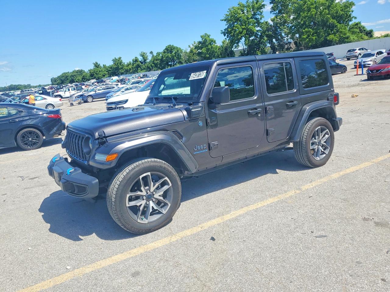 2024 Jeep Wrangler VIN 1C4RJXN66RW186759 COPART salvage auction — Normal Wear, MO - CERTIFICATE OF TITLE, sold $18,000 on 2026-07-09 (photo 1)
