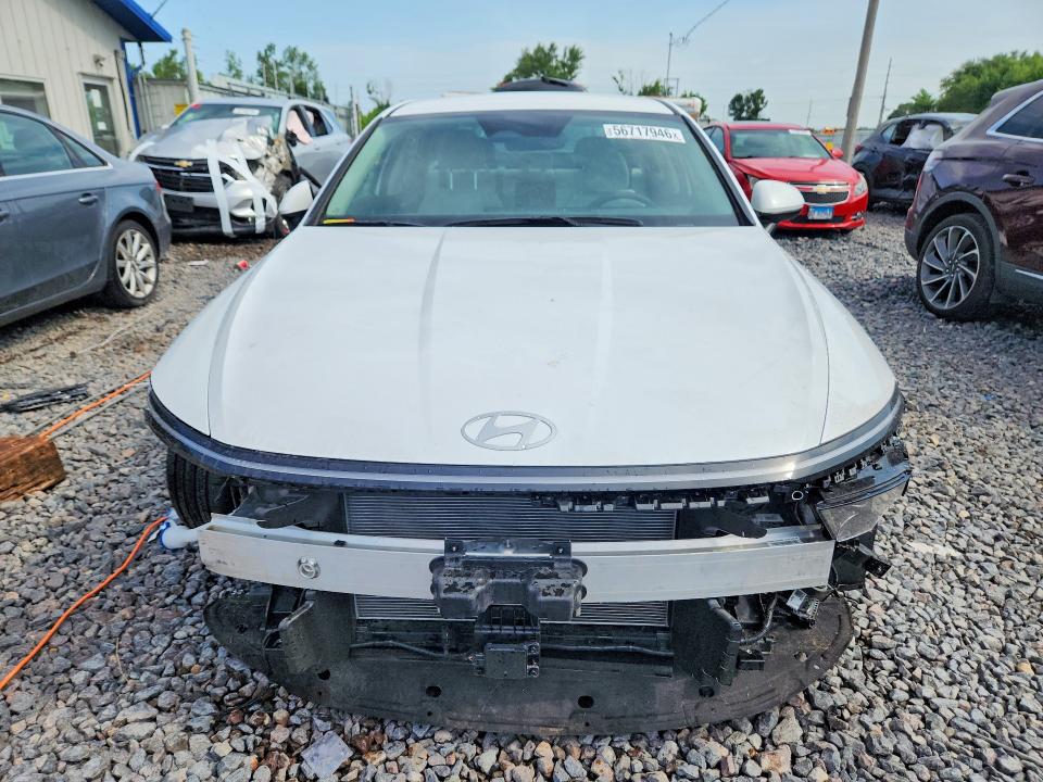 2026 Hyundai Sonata VIN KMHL64JA3TA542939 COPART salvage auction — FRONT END, Il - Salvage Certificate, sold $10,100 on 2026-07-27 (photo 5)