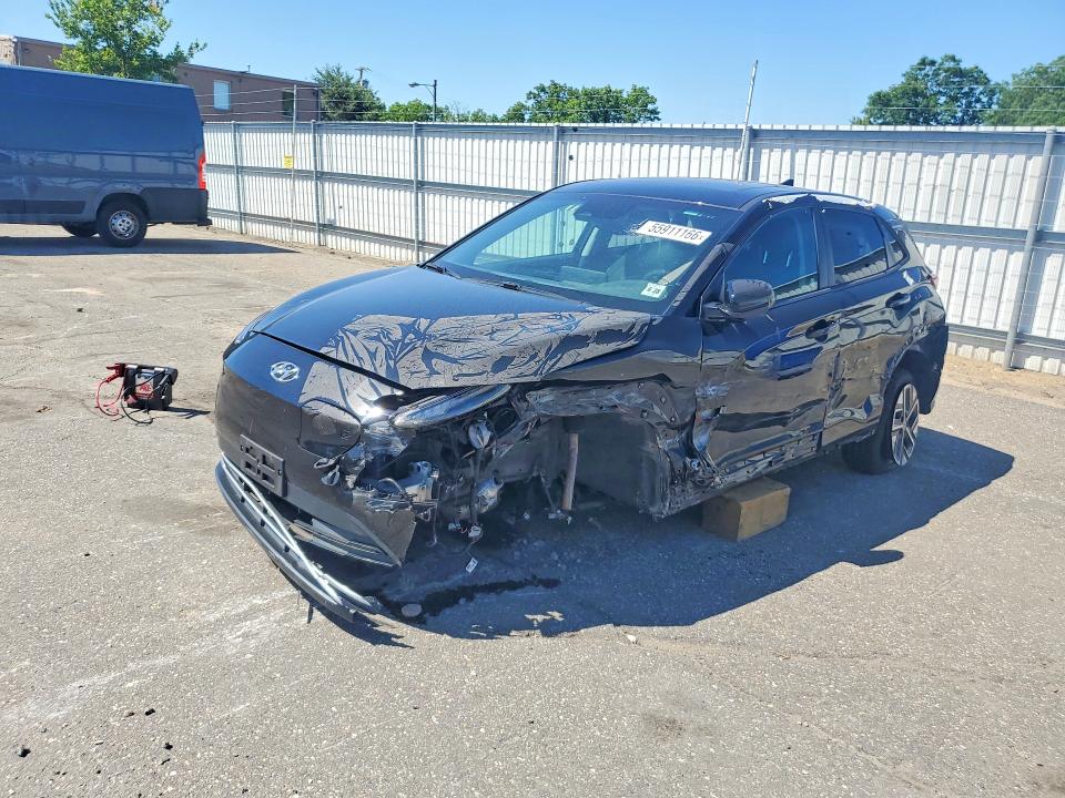 2023 Hyundai Kona VIN KM8K33AG1PU186482 COPART salvage auction — UNDERCARRIAGE, Fl - Certificate Of Destruction, sold $4,100 on 2026-07-28 (photo 1)