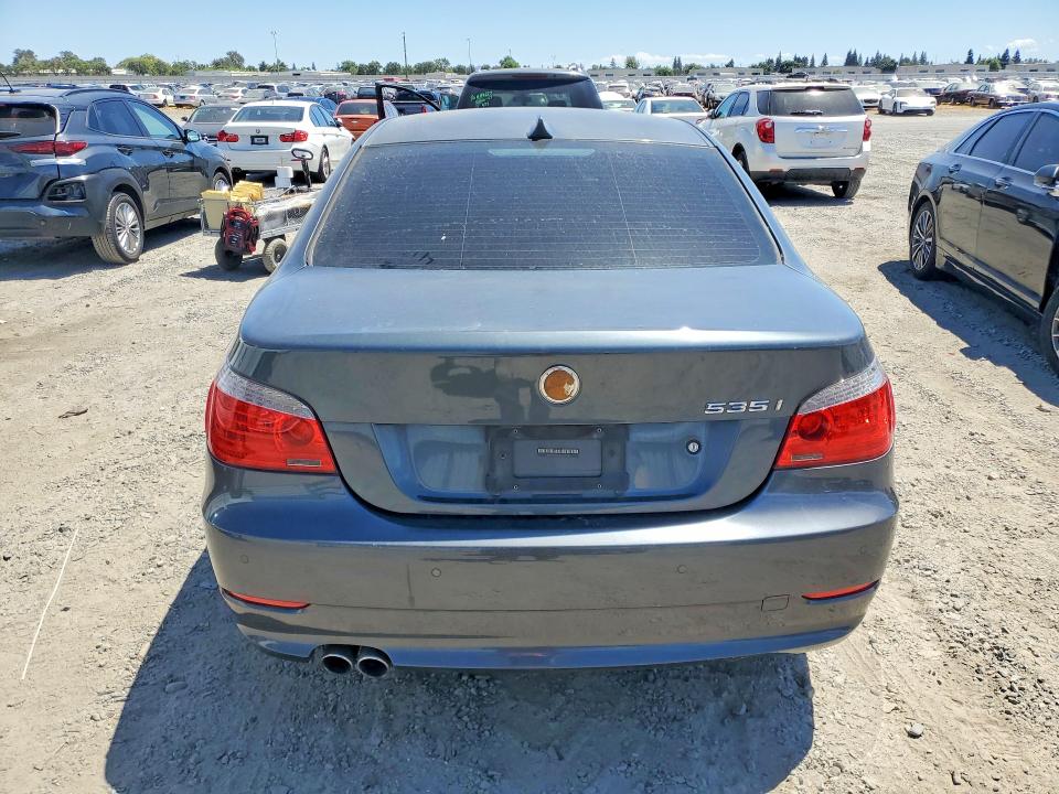 2008 BMW 5 series VIN WBANW13538CZ79912 COPART salvage auction — NORMAL WEAR, CA - DIS/DLR/EXP ONLY CLEAN TITLE, sold $850 on 2026-07-09 (photo 6)
