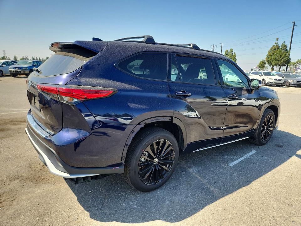2023 Toyota Highlander VIN 5TDKDRBH0PS021524 COPART salvage auction — SIDE, Ca - Salvage Certificate, sold $20,500 on 2026-07-28 (photo 3)