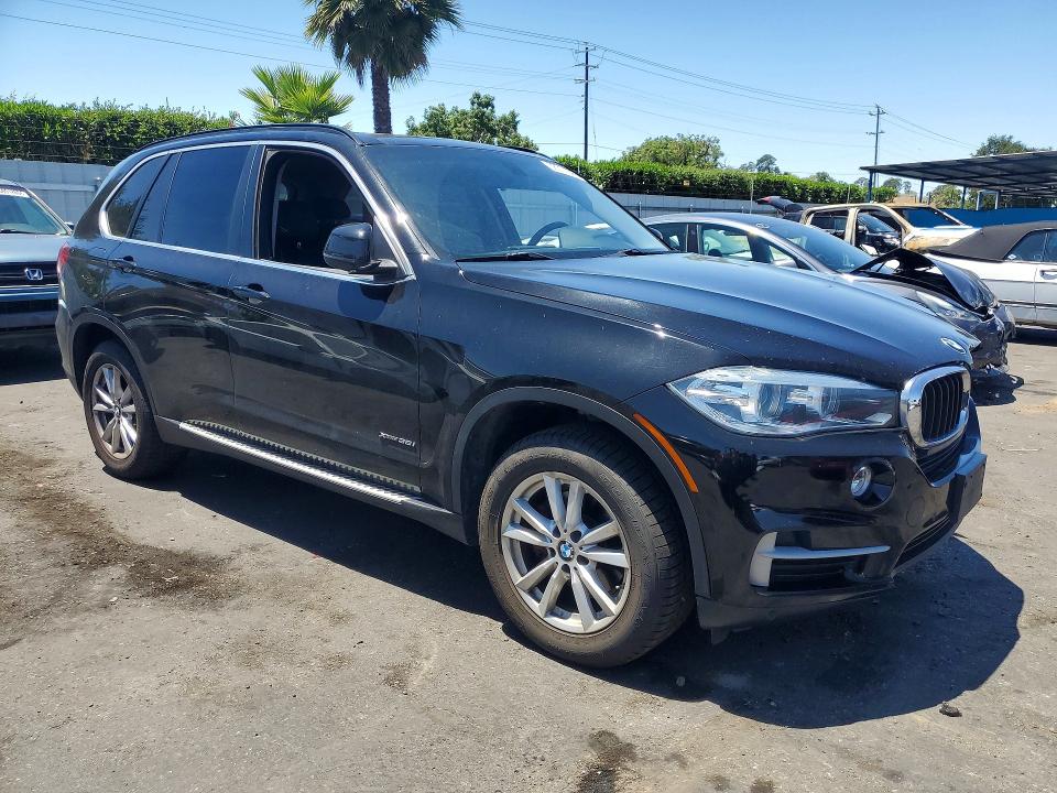 2015 BMW X5 VIN 5UXKR0C5XF0P00315 COPART salvage auction — FRONT END, Ca - Salvage Certificate, sold $4,650 on 2026-07-07 (photo 4)