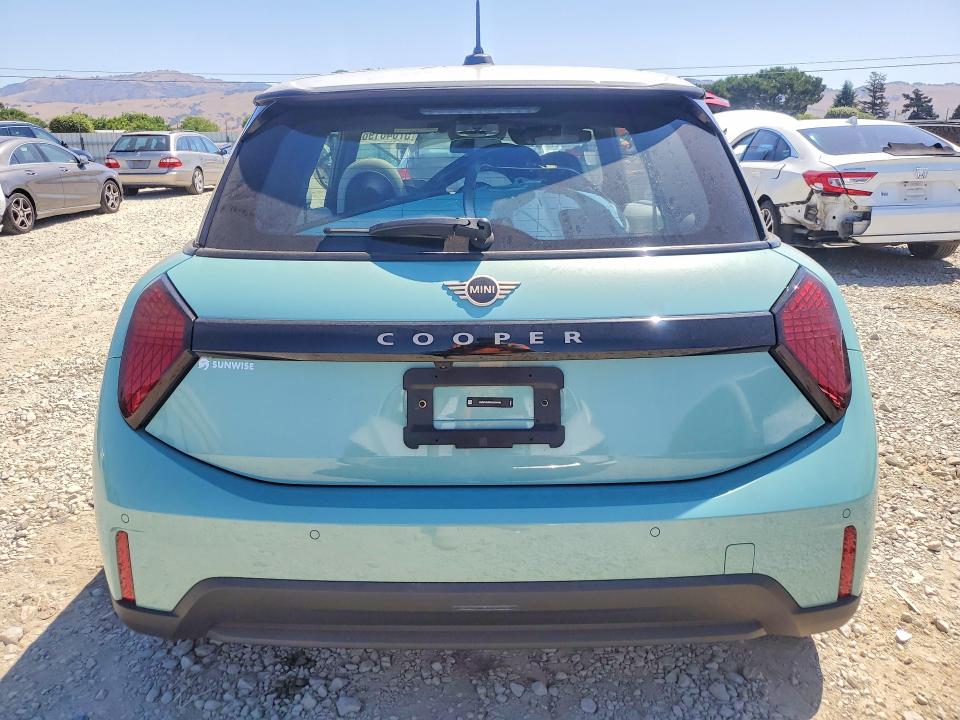2025 Mini Cooper VIN WMW13GD00S2W58596 COPART salvage auction — FRONT END, Salvage Title, sold $10,500 on 2026-07-14 (photo 6)