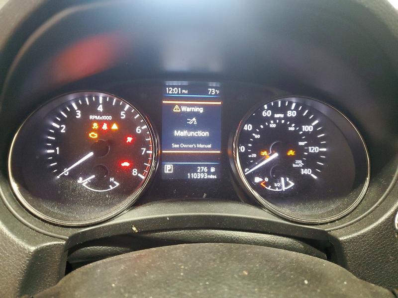 2021 Nissan Rogue VIN JN1BJ1BW5MW451444 COPART salvage auction — FRONT END, Pa - Certificate Of Salvage, sold $2,350 on 2026-07-27 (photo 9)