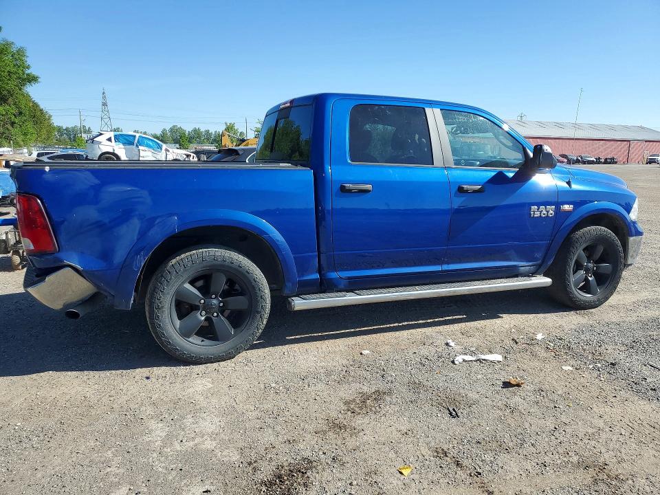 2017 Ram 1500 VIN 1C6RR7LT1HS763714 COPART salvage auction — REAR END, On - Permit No Brand - Unfit, sold $3,600 on 2026-07-02 (photo 3)