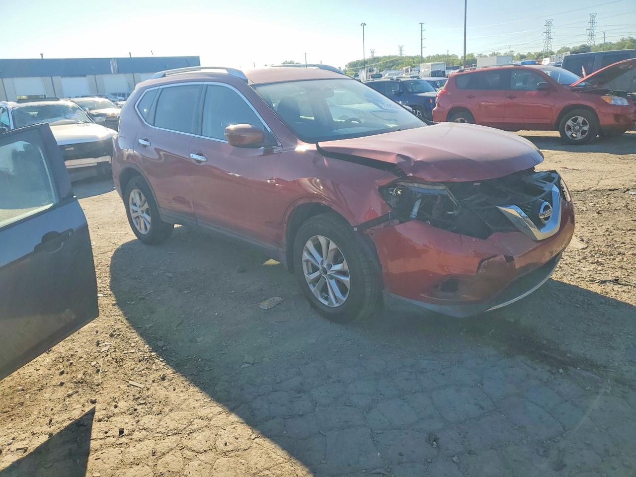 2016 Nissan Rogue VIN KNMAT2MT7GP729867 COPART salvage auction — Front End, MI - CERTIFICATE OF TITLE, sold $900 on 2026-07-10 (photo 4)
