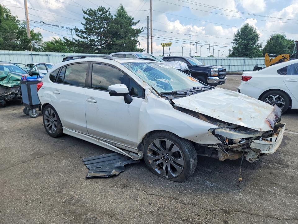 2015 Subaru Impreza VIN JF1GPAU65F8204078 COPART salvage auction — ROLLOVER, Oh - Cert Of Title-Salvage, sold $90 on 2026-07-08 (photo 4)