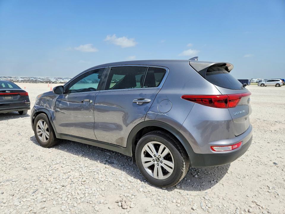 2018 Kia Sportage VIN KNDPM3AC9J7350913 COPART salvage auction — VANDALISM, TX - SALVAGE VEHICLE TITLE, sold $3,100 on 2026-07-23 (photo 2)