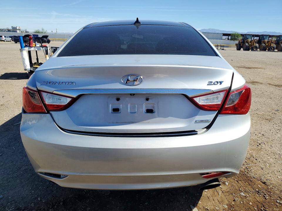 2012 Hyundai VIN 5NPEC4AB7CH374438 COPART salvage auction — UNDERCARRIAGE, Az - Cert Of Title - Salvage, sold $750 on 2026-07-06 (photo 6)
