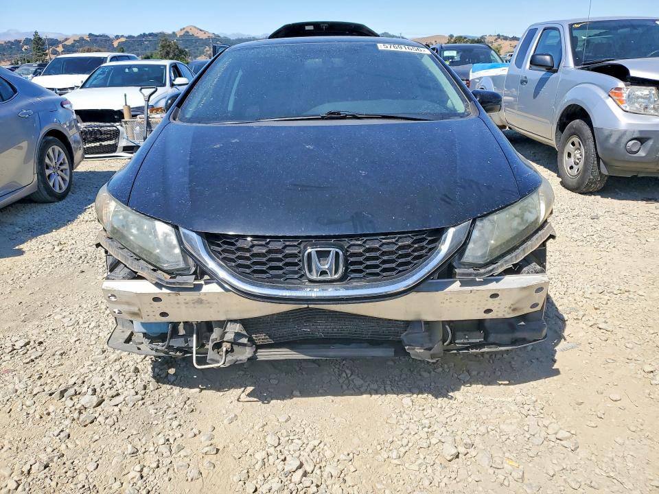 2014 Honda Civic VIN 19XFB2F81EE230819 COPART salvage auction — FRONT END, Ca - Salvage Certificate, sold $2,600 on 2026-07-09 (photo 5)