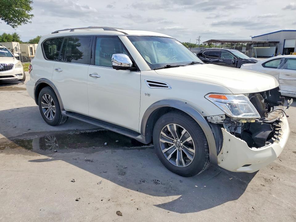 2017 Nissan Armada VIN JN8AY2ND5H9007607 COPART salvage auction — FRONT END, Fl - Cert Of Title Slvg Rebuildable, sold $5,200 on 2026-07-14 (photo 4)