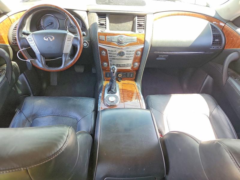 2018 Infiniti Qx80 VIN JN8AZ2NF0J9660611 COPART salvage auction — FRONT END, Tx - Salvage Vehicle Title, sold $275 on 2026-07-28 (photo 8)