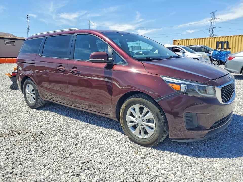 2015 Kia SEDONA VIN KNDMB5C16F6080570 COPART salvage auction — REAR END, Nv - Cert Of Title-Rebuilt Total Lo, sold $1,550 on 2026-07-08 (photo 4)