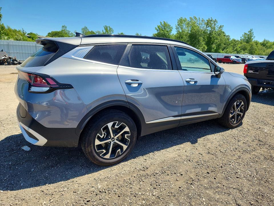 2025 Kia Sportage VIN 5XYK3CDF4SG290742 COPART salvage auction — FRONT END, Ma - Cert Of Title-Salvage, sold $8,300 on 2026-07-22 (photo 3)