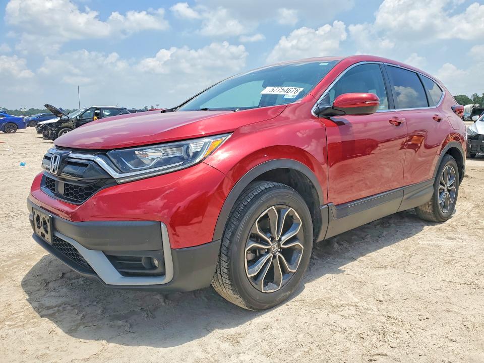 2022 Honda Cr-v VIN 7FARW2H86NE023162 COPART salvage auction — REAR END, Tx - Salvage Vehicle Title, sold $8,600 on 2026-07-24 (photo 1)