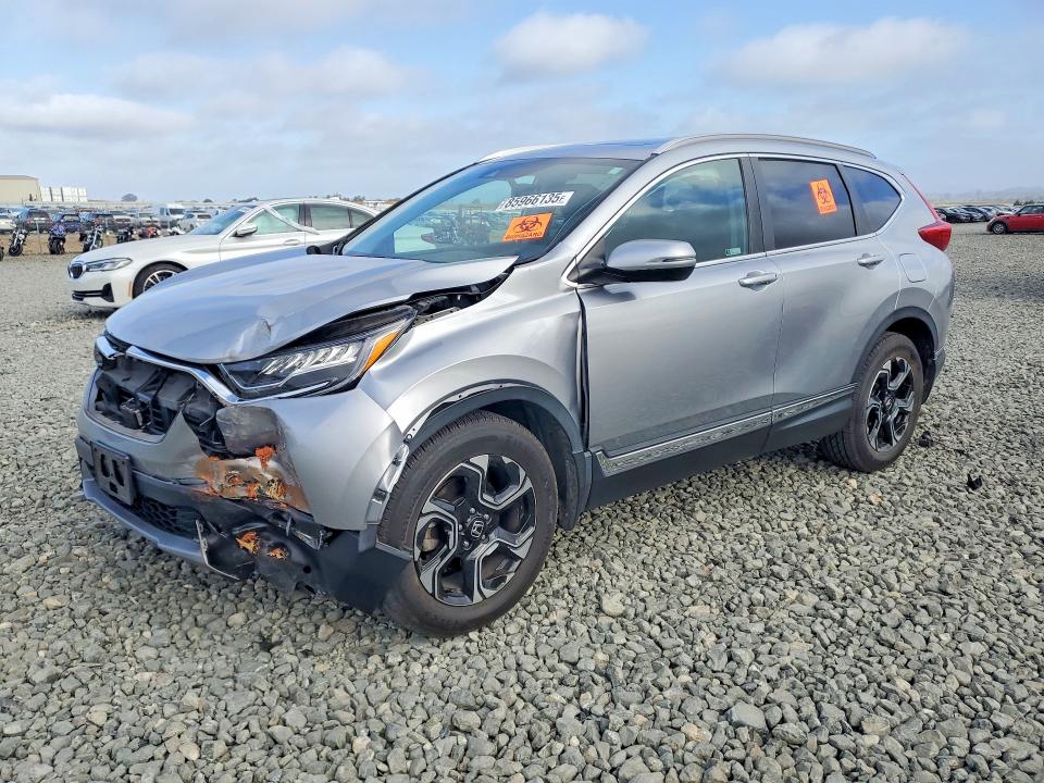 2019 Honda Cr-v VIN 7FARW2H90KE017748 COPART salvage auction — FRONT END, Ca - Salvage Certificate, sold $7,200 on 2026-07-09 (photo 1)