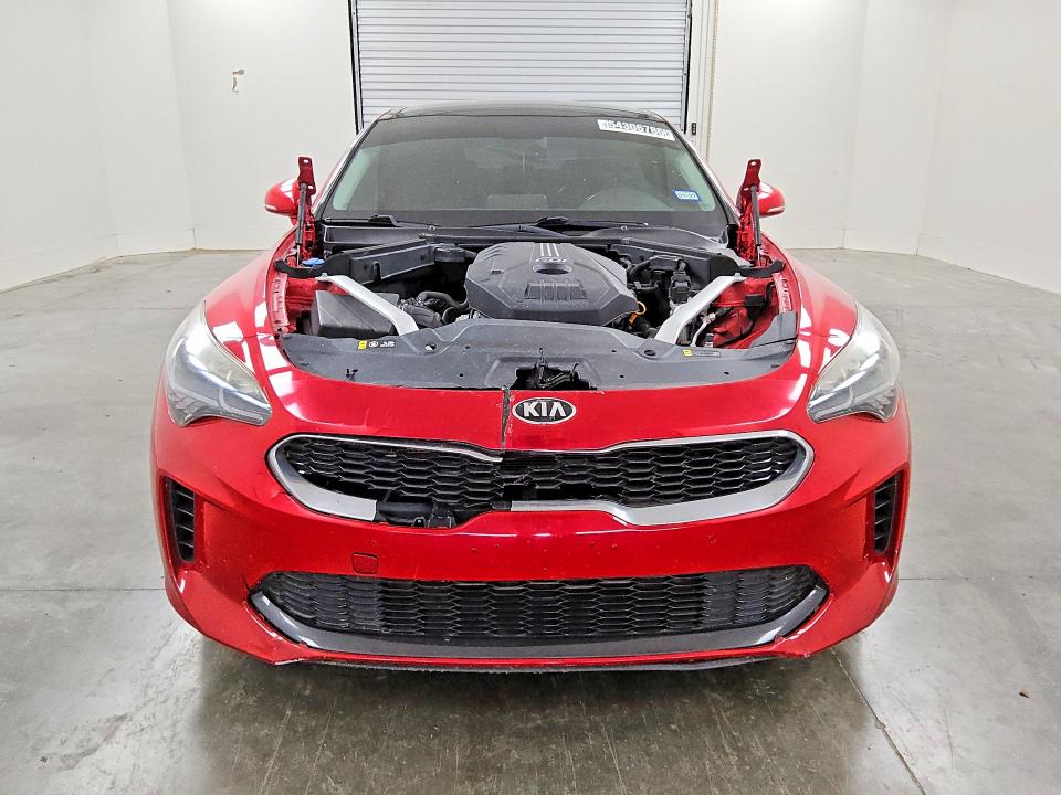 2019 Kia Stinger VIN KNAE15LA2K6046124 COPART salvage auction — FRONT END, TX - CERT OF TITLE-REBUILT SALVAGE, sold $4,900 on 2026-07-07 (photo 5)
