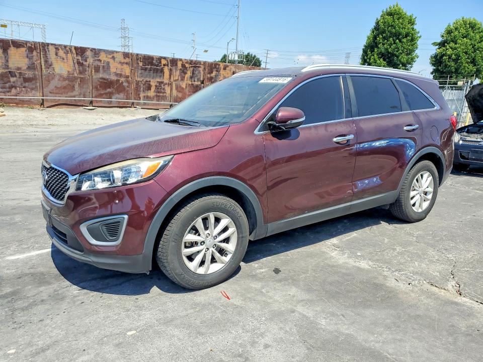 2018 Kia Sorento VIN 5XYPG4A3XJG347731 COPART salvage auction — VANDALISM, CA - SALVAGE CERTIFICATE, sold $3,400 on 2026-07-06 (photo 1)