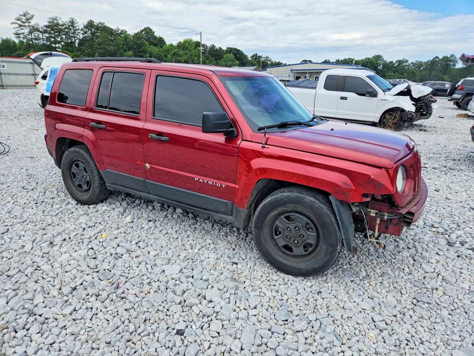 2017 Jeep Liberty (patriot) VIN 1C4NJPBB4HD201396 COPART salvage auction — FRONT END, Ga - Cert Of Title-Salvage, sold $600 on 2026-07-09 (photo 4)