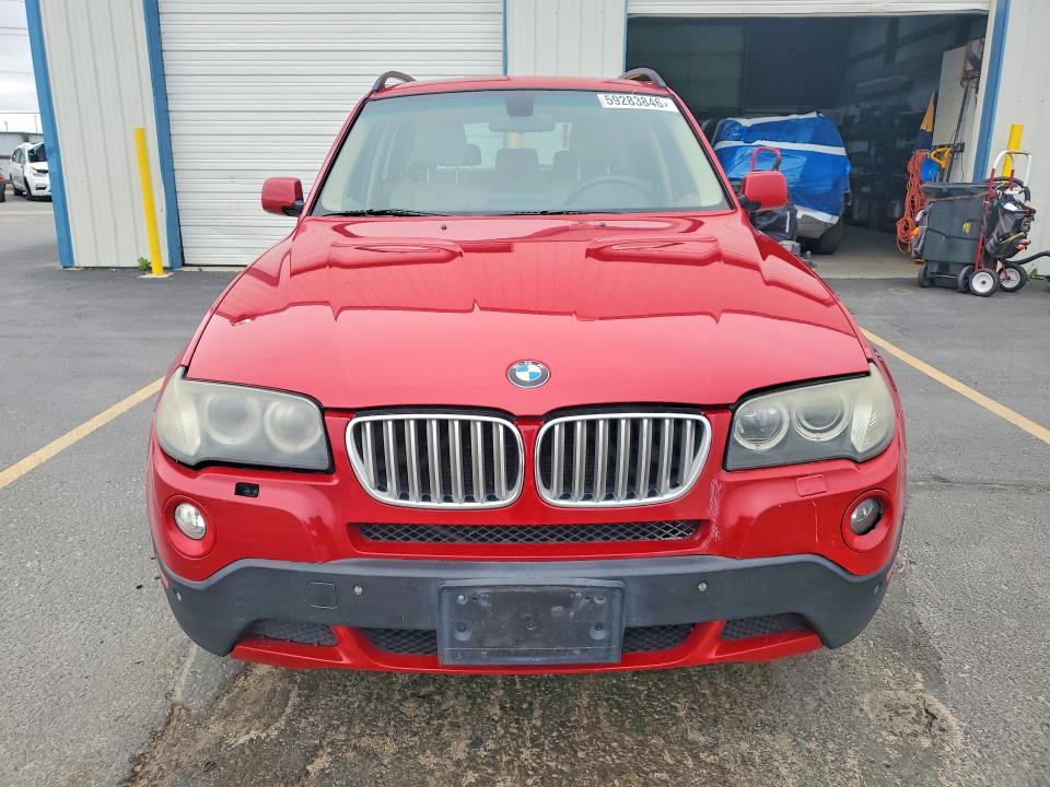 2007 BMW X3 VIN WBXPC93497WF09509 COPART salvage auction — FRONT END, Id - Cert Of Title -Rebuilt Salvage, sold $700 on 2026-07-09 (photo 5)