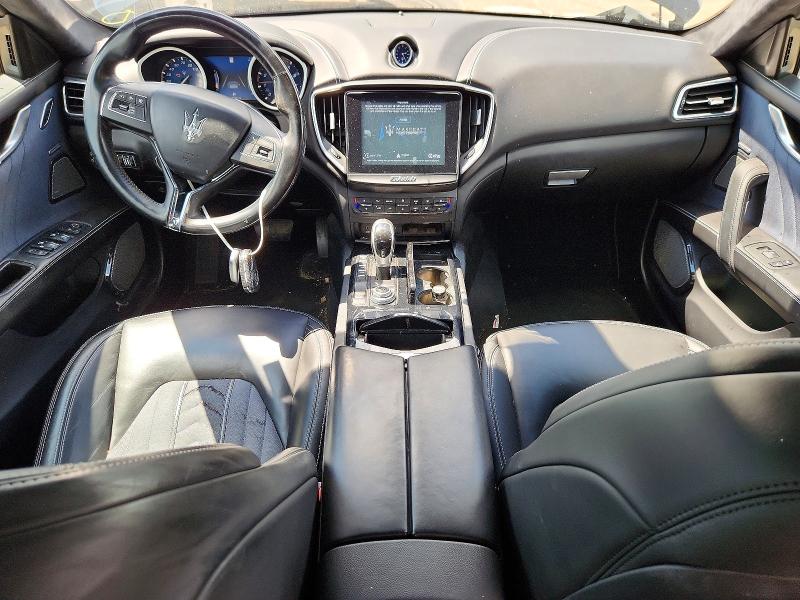 2018 Maserati Ghibli VIN ZAM57YTL0J1293296 COPART salvage auction — FRONT END, Il - Salvage Certificate, sold $3,950 on 2026-08-14 (photo 8)