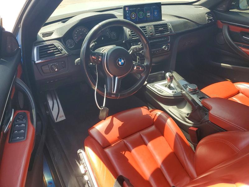 2016 BMW M4 VIN WBS3U9C55GP970157 COPART salvage auction — REAR END, CA - SALVAGE CERTIFICATE, sold $21,400 on 2026-08-27 (photo 8)