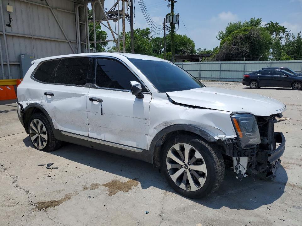 2021 Kia Telluride VIN 5XYP24HC7MG151738 COPART salvage auction — FRONT END, Tx - Salvage Vehicle Title, sold $2,800 on 2026-07-14 (photo 4)