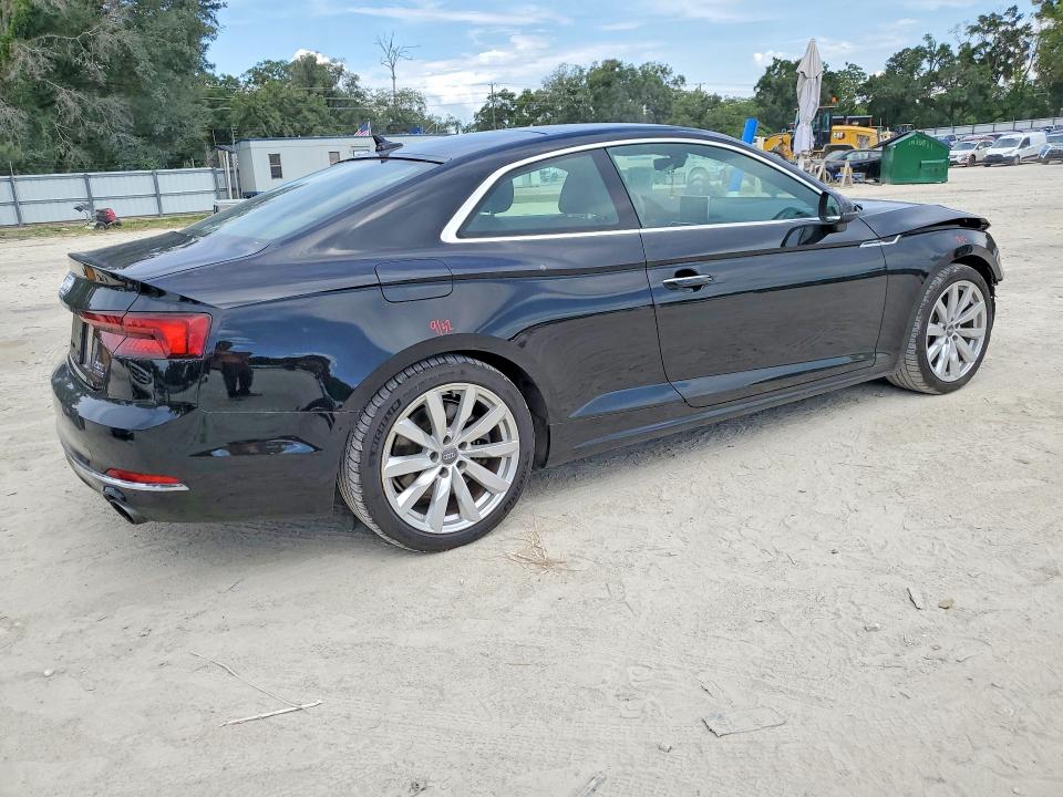 2018 Audi A5 VIN WAUPNAF57JA135042 COPART salvage auction — FRONT END, Fl - Cert Of Title Slvg Rebuildable, sold $275 on 2026-07-21 (photo 3)