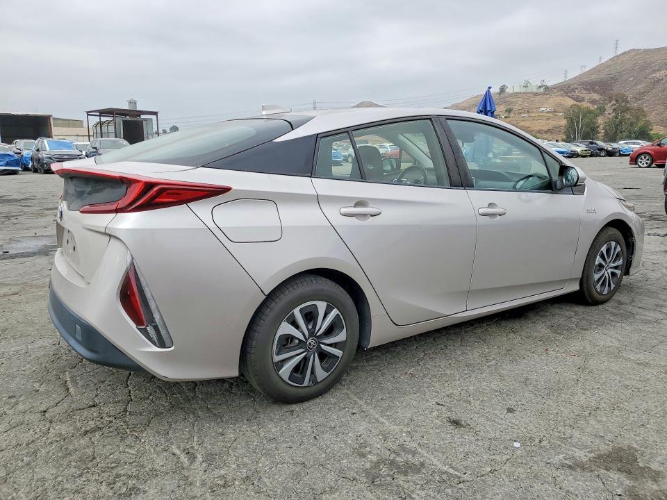 2021 Toyota Prius VIN JTDKAMFP4M3177690 COPART salvage auction — SIDE, CA - SALVAGE CERTIFICATE, sold $7,000 on 2026-07-16 (photo 3)