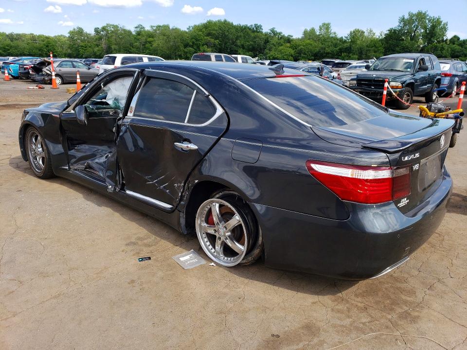 2009 Lexus Ls 460 VIN JTHCL46F595000260 COPART salvage auction — SIDE, CT - CERT OF TITLE-SALVAGE, sold $750 on 2026-07-10 (photo 2)
