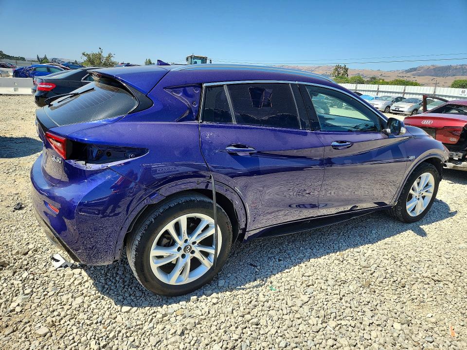 2017 Infiniti Qx30 VIN SJKCH5CP5HA031629 COPART salvage auction — FRONT END, Ca - Salvage Certificate, sold $2,650 on 2026-07-14 (photo 3)
