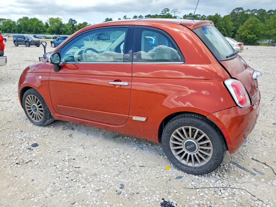 2012 Fiat VIN 3C3CFFCR4CT233870 COPART salvage auction — REAR END, Tx - Certificate Of Title, sold $150 on 2026-08-07 (photo 2)