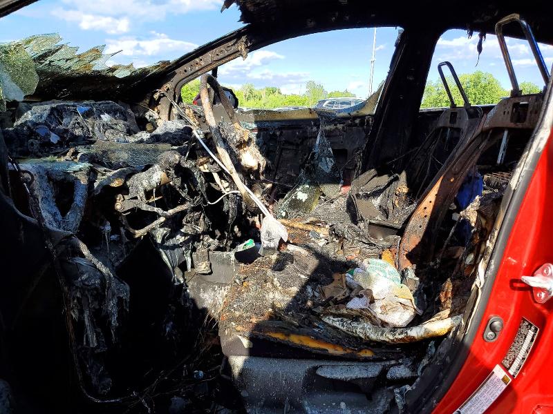 2021 Toyota Prius prime VIN JTDKAMFP3M3195517 COPART salvage auction — BURN, NY - MV-907A SALVAGE CERTIFICATE, sold $975 on 2026-07-14 (photo 7)
