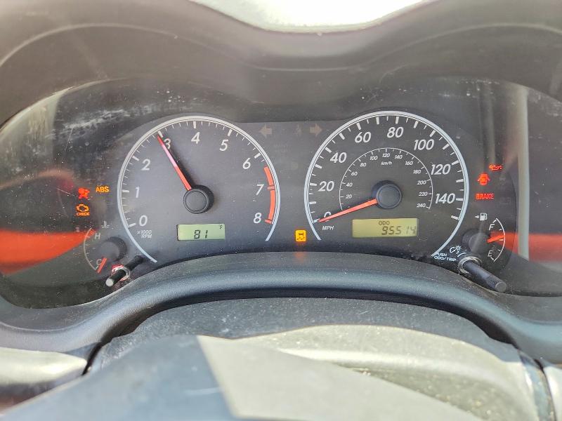 2013 Toyota Corolla VIN 5YFBU4EE3DP151595 COPART salvage auction — FRONT END, Ca - Salvage Certificate, sold $600 on 2026-07-22 (photo 9)