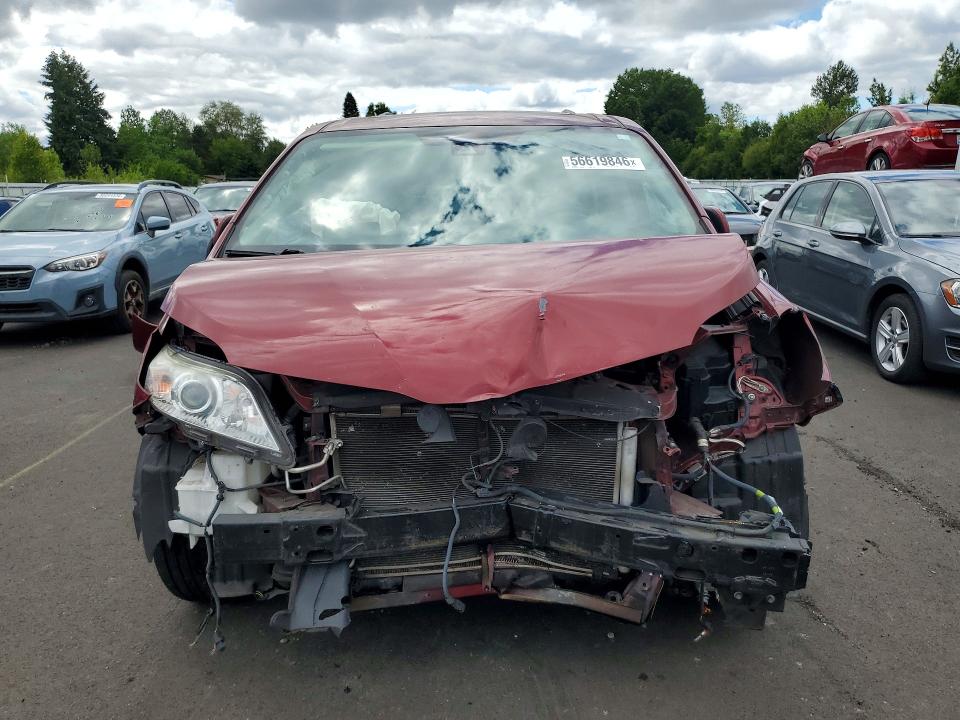2020 Toyota Sienna VIN 5TDYZ3DCXLS068077 COPART salvage auction — FRONT END, Or - Salvage Title Certificate, sold $475 on 2026-07-27 (photo 5)